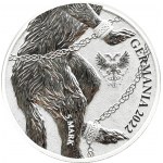 Germania, 5 marek 2022, Fernir, uncja srebra, UNC
