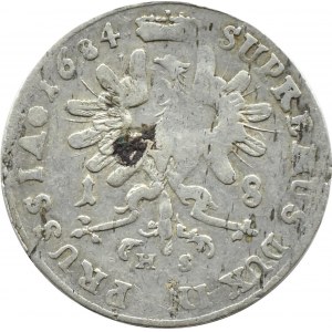 Niemcy, Prusy, Fryderyk Wilhelm I, ort 1684 GP HS, Königsberg (Królewiec), RZADKIE