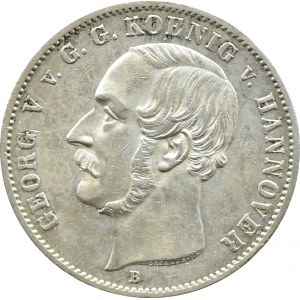 Niemcy, Hannover, Georg V, talar 1855 B, Hannover