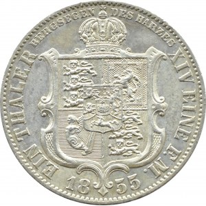 Niemcy, Hannover, Georg V, talar 1855 B, Hannover