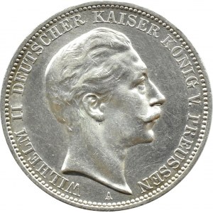 Niemcy, Prusy, Wilhelm II, 3 marki 1912 A, Berlin