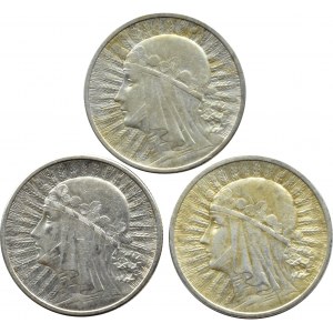 II RP, Głowa Kobiety, lot 2 złote 1932-1934, Warszawa