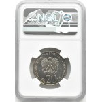 PRL, Olimpiada Moskwa, 20 złotych 1980, Warszawa, NGC MS66