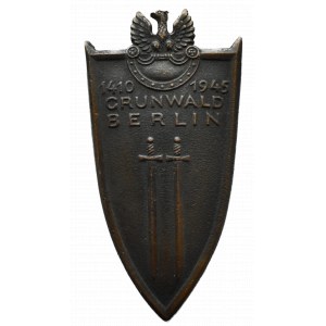 PRL, odznaka Tarcza Grunwaldu 1410-1945, Warszawa, Makowski