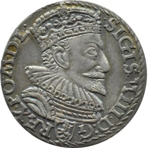 Zygmunt III Waza, trojak 1594, Malbork
