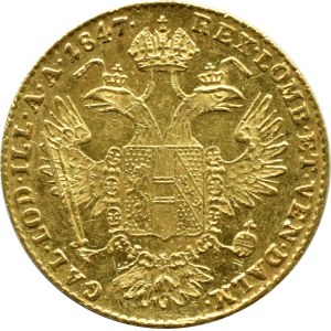 Austria, Ferdynand I Habsburg, dukat 1847 E, Karlsburg
