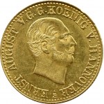 Niemcy, Hannover, Ernest August I, 2 1/2 talara 1843, Hannover, PIĘKNE!