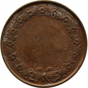 Francja, Ludwik Filip I, medal 1847, I Wystawa Rolnicza w Laval, FT. Barre