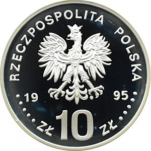 III RP, 10 złotych 1995, Igrzyska Olimpijskie Atlanta, Warszawa, UNC