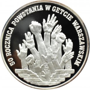 III RP, 300000 złotych 1993, Powstanie w Getcie, Warszawa, UNC