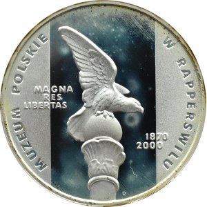 III RP, 10 złotych 2000, Muzeum w Rapperswilu, Warszawa, UNC