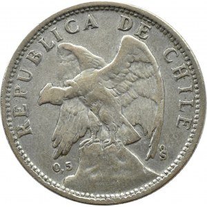 Chile, 1 peso 1927, Santiago