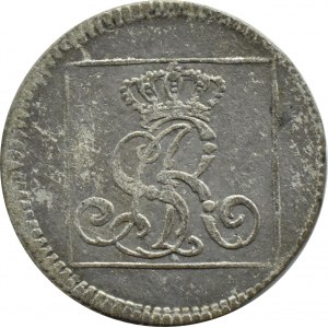 Stanisław A. Poniatowski, grosz srebrny (ćwierćłzłotek) 1766 F.S, Warszawa