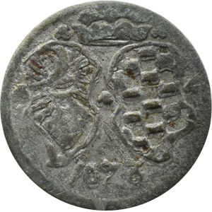 Śląsk, Brzeg, greszel, 1676 CB, Brzeg