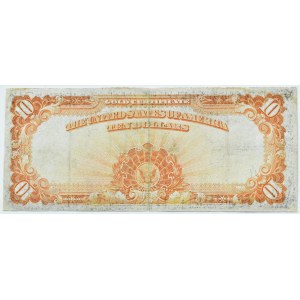 USA, 10 dolarów 1922, Speelman & White, GOLD CERTIFICATE