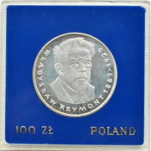 PRL, 100 złotych 1977, Wł. Reymont, Warszawa, UNC