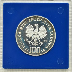 PRL, 100 złotych 1977, Wł. Reymont, Warszawa, UNC
