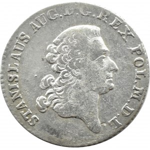 Stanisław A. Poniatowski, 4 grosze srebrne (złotówka) 1767 FS, Warszawa