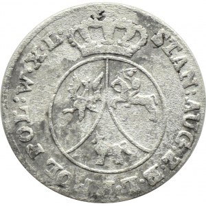 Stanisław A. Poniatowski, 10 groszy miedzianych 1791(0) E.B., Warszawa, PRZEBITKA DATY