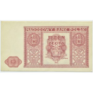 RP, 1 złotych 1946, Warszawa, UNC