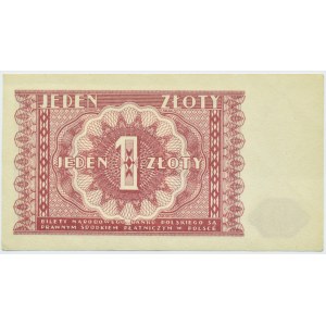RP, 1 złotych 1946, Warszawa, UNC