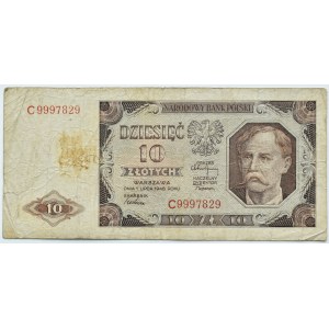 RP, 10 złotych 1948, seria C, Warszawa
