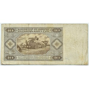 RP, 10 złotych 1948, seria C, Warszawa