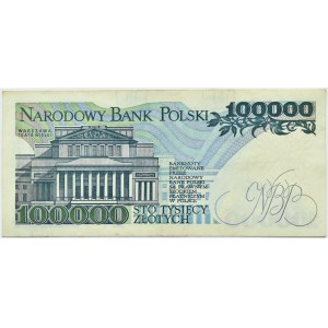 PRL, St. Moniuszko, 100000 złotych 1990, seria W