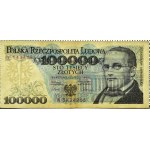 PRL, St. Moniuszko, 100000 złotych 1990, seria W