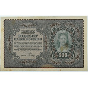 II RP, 500 marek 1919, I seria BZ