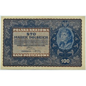 II RP, 100 marek 1919, IJ seria B