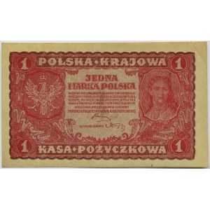 II RP, 1 marka 1919, I seria EH, Warszawa