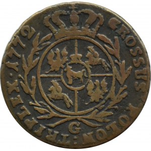 Stanisław A. Poniatowski, trojak 1772 G, Warszawa