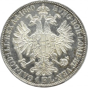 Austro-Węgry, Franciszek Józef I, 1 floren 1860 A, Wiedeń