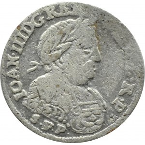 Jan III Sobieski, szóstak 1684 S.V.P., Bydgoszcz, KRÓL W ZBROI, RZADKI