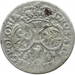 Jan III Sobieski, szóstak 1684 S.V.P., Bydgoszcz, KRÓL W ZBROI, RZADKI