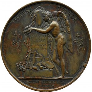Francja, medal na śmierć Karola Ferdynanda księcia Berry 1820, sygn. F. Gayrard