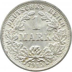 Niemcy, Cesarstwo, 1 marka 1915 F, Stuttgart , UNC