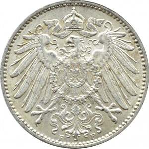 Niemcy, Cesarstwo, 1 marka 1915 F, Stuttgart , UNC