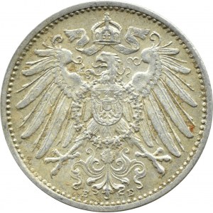 Niemcy, Cesarstwo, 1 marka 1912 E, Muldenhütten, UNC