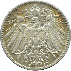 Niemcy, Cesarstwo, 1 marka 1913 F, Stuttgart