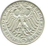 Niemcy, Republika Weimarska, A. Dürer, 3 marki 1928 D, Monachium