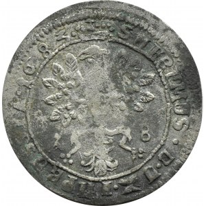 Niemcy, Prusy, Fryderyk Wilhelm I, ort 1682 HS, Königsberg (Królewiec)