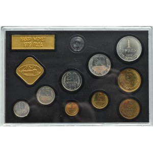 ZSRR, set monet 9 szt 1979 w etui, Leningrad
