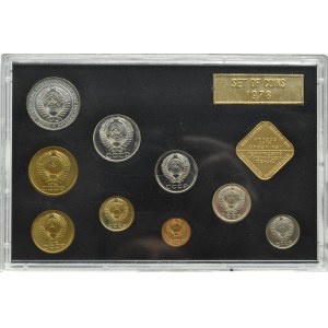 ZSRR, set monet 9 szt 1978 w etui, Leningrad