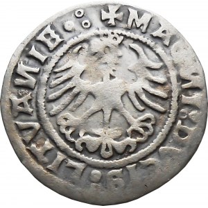 Zygmunt I Stary, półgrosz 1520, Wilno RZADKI