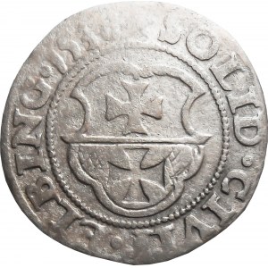 Zygmunt I Stary, szeląg 1538, Elbląg RZADSZY