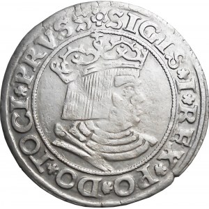 Zygmunt I Stary, grosz 1530, Toruń BARDZO RZADKI