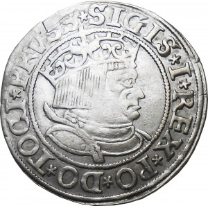 Zygmunt I Stary, grosz 1533, Toruń Bardzo ładny