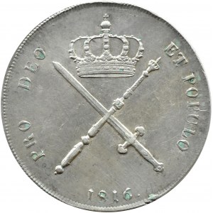 Niemcy, Bawaria, Maksymilian Józef, talar 1816, Monachium